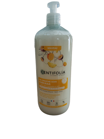 Gel douche soin surgras aloé vera et fruits exotiques Centifolia