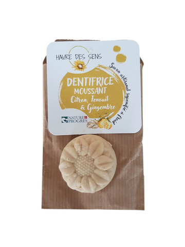 Dentifrice citron, fenouil et gingembre- Havre des sens