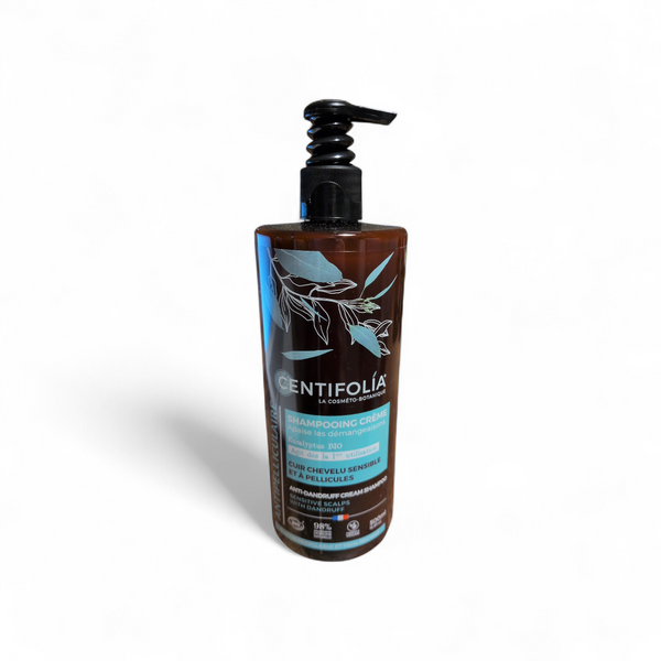 Shampooing crème cuir chevelu sensible et à pellicules Centifolia