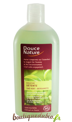 Douche détente au thé vert Bio et Bergamote Bio