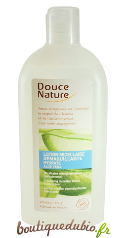 Lotion micellaire démaquillante hydrate Aloé Vera