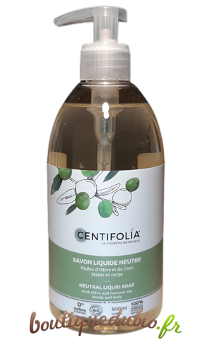 Savon liquide neutre Centifolia