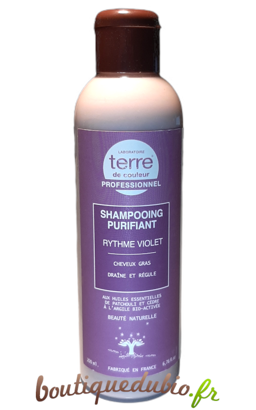 Shampooing Purifiant- Cheveux gras- Draîne et régule